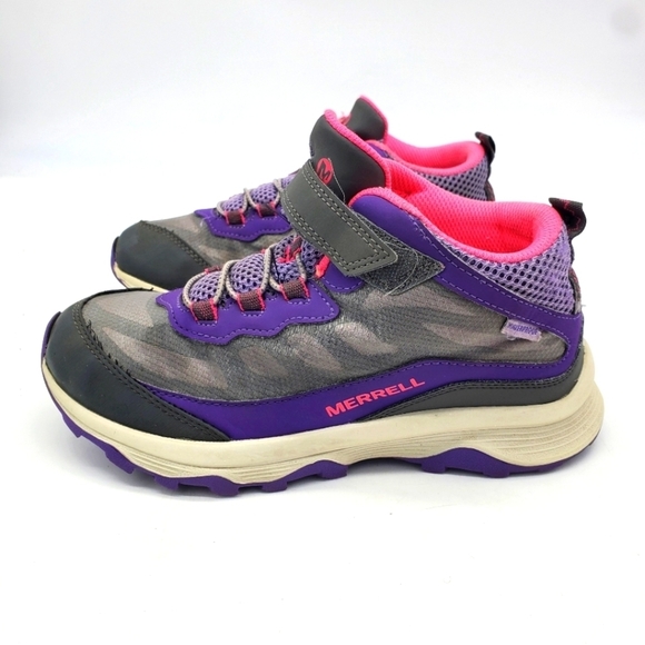 Merrell Shoes 4.5W Youth Kids Moab Speed Mid A/C Waterproof - Picture 1 of 12